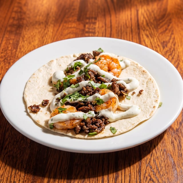 1 Surf and Turf Taco.