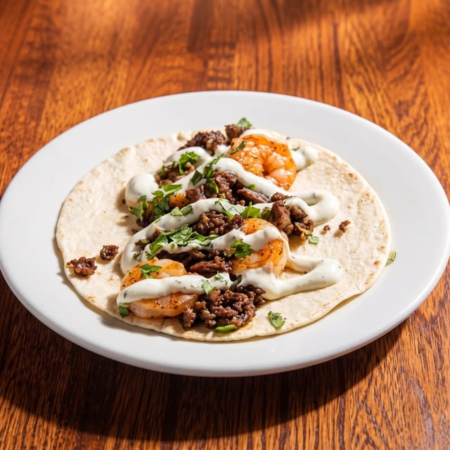 1 Surf and Turf Taco.