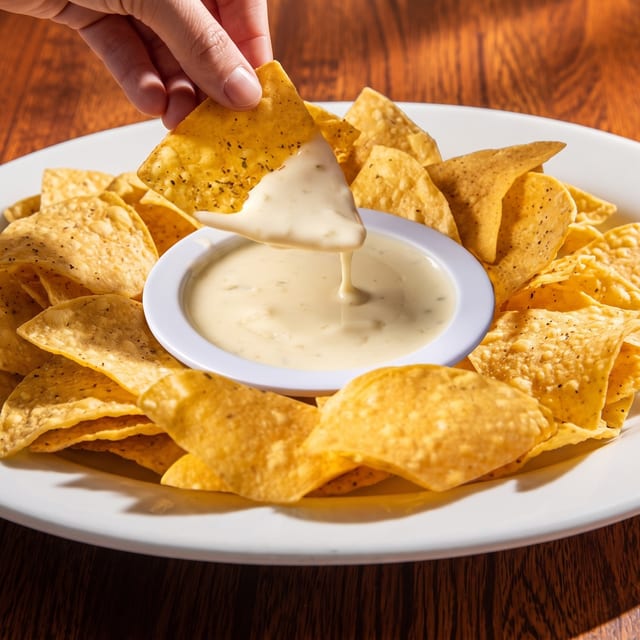 Queso and Chips.