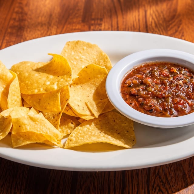 Homemade Chips and Salsa.