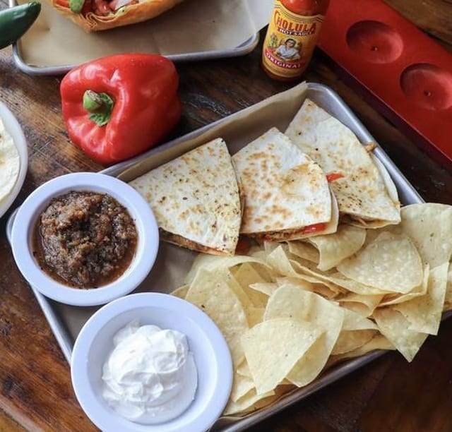 Shrimp Quesadilla.
