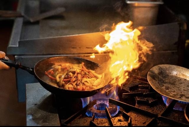 Texas Fajita (Chicken, Steak, Shrimp).